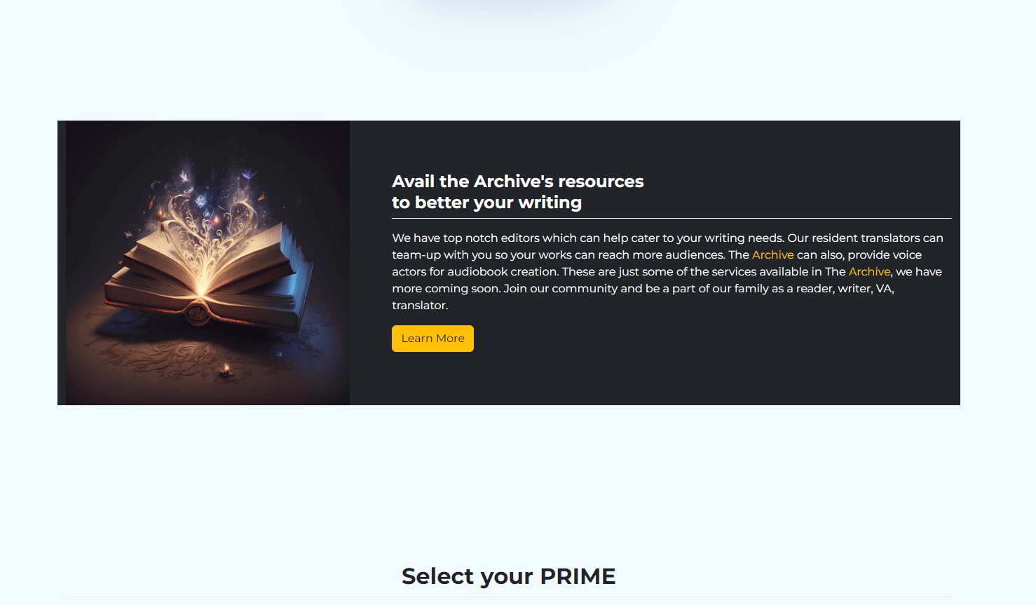 Light Saas Landing Page